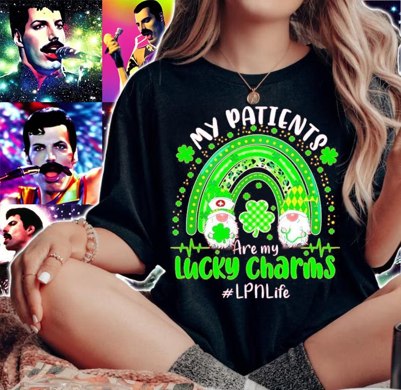 St. Patrick's Day My Patients Are My Lucky Charms LPN Life Shirt