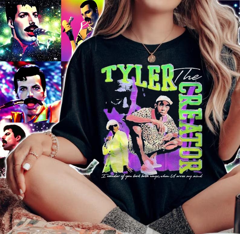 Vintage Tyler The Creator Igor Wolfgang 90's Style Hip Hop Rap T-shirt woman shirt