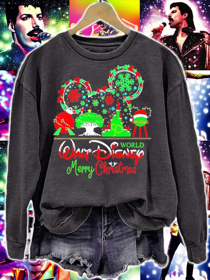 World Walt Disney Merry Christmas shirt sweatshirt