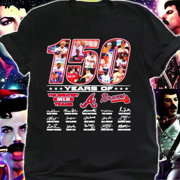 150 years of The Greatest MLB Teams Braves t-shirt shirt