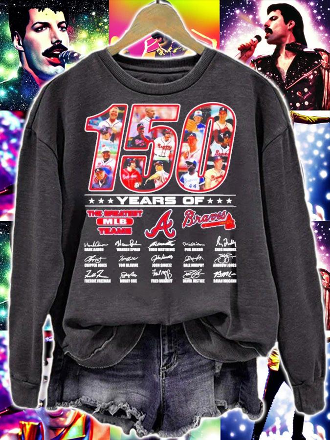 150 years of The Greatest MLB Teams Braves t-shirt sweatshirt