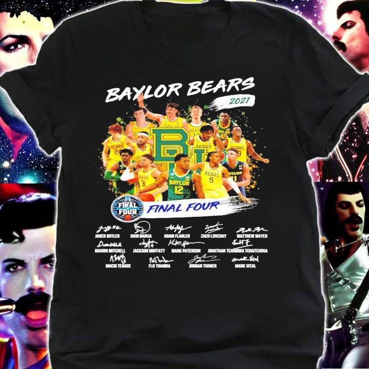 Baylor Bears 2021 Final Four signature shirt