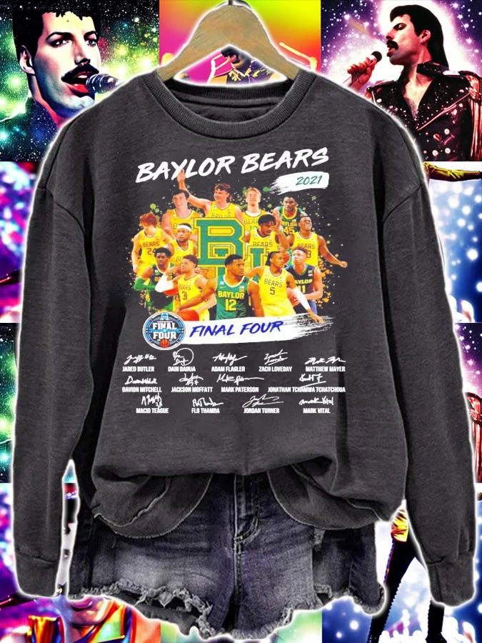 Baylor Bears 2021 Final Four signature shirt