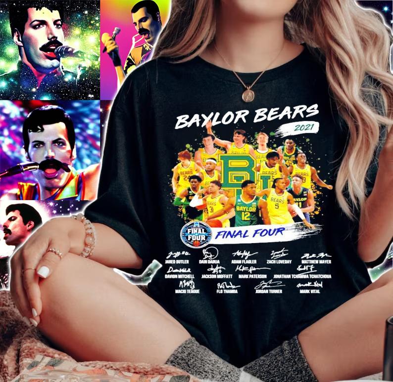 Baylor Bears 2021 Final Four signature shirt