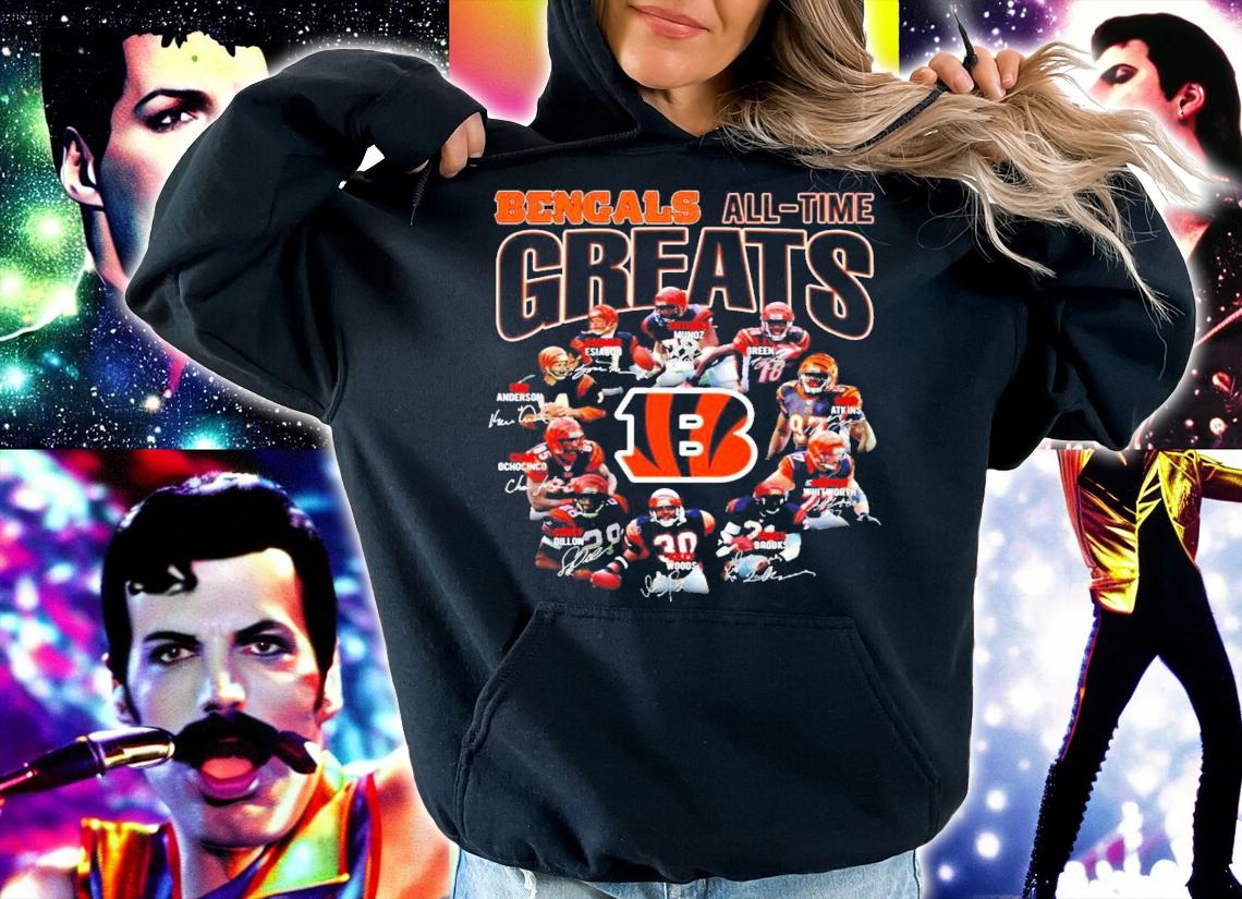 Cincinnati Bengals all time greats signatures shirt