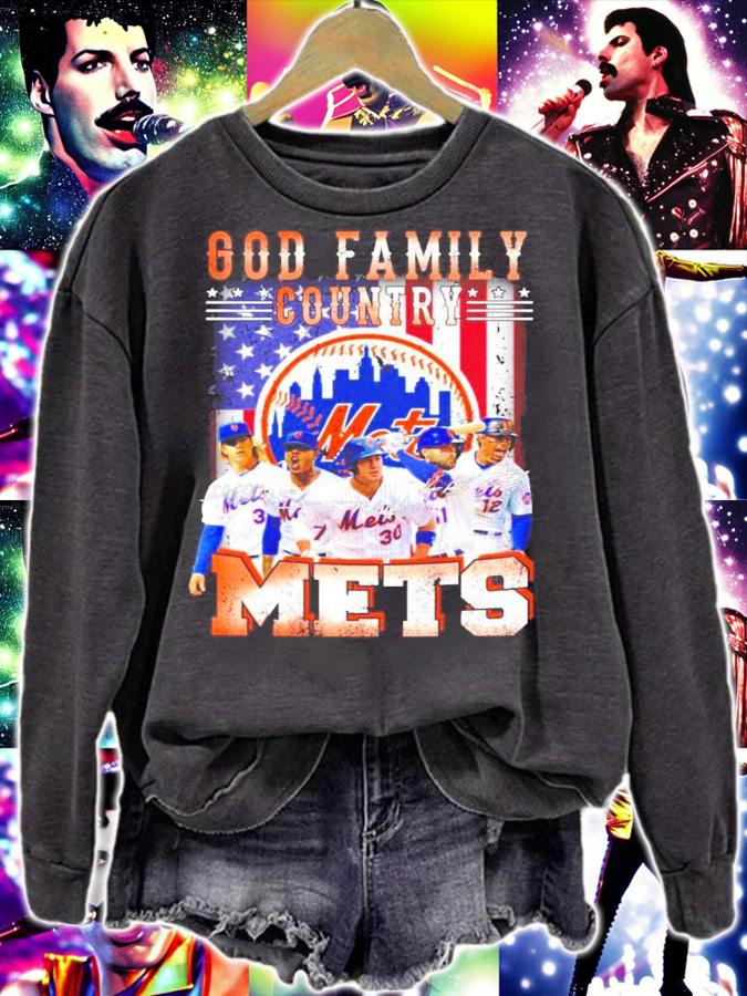 God Family country Mets signature shirt sweatshirt