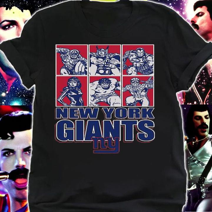 New York Giants Disney Marvel Avengers Line-Up shirt shirt