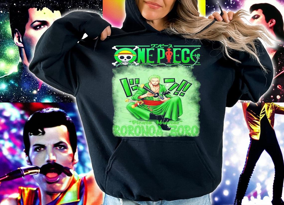 One Piece Pirate Hunter Roronoa Zoro shirt hoodie