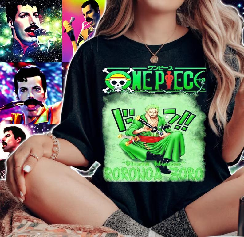 One Piece Pirate Hunter Roronoa Zoro shirt woman shirt
