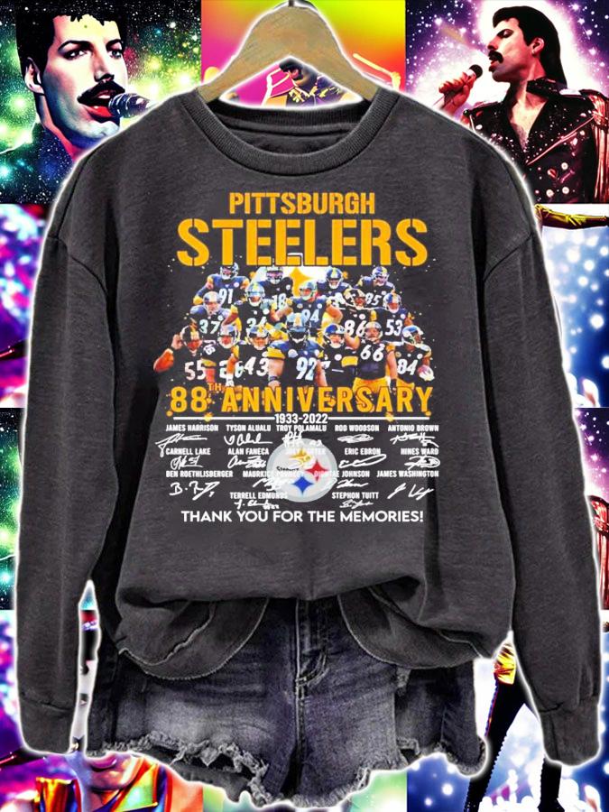Pittsburgh Steelers 88th anniversary 1933-2022 signatures shirt