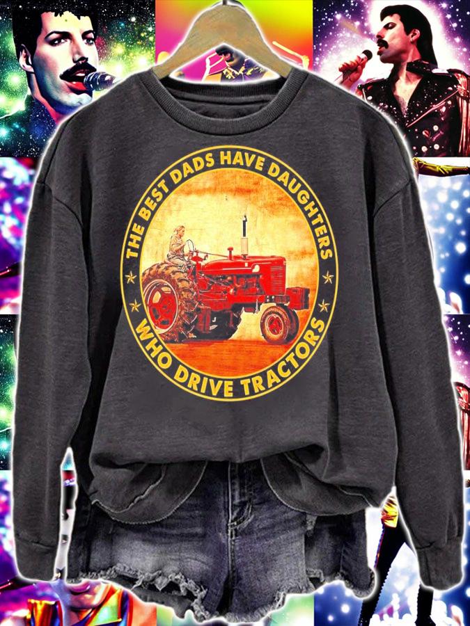 The best dads have daughters who drive tractors t-shirt