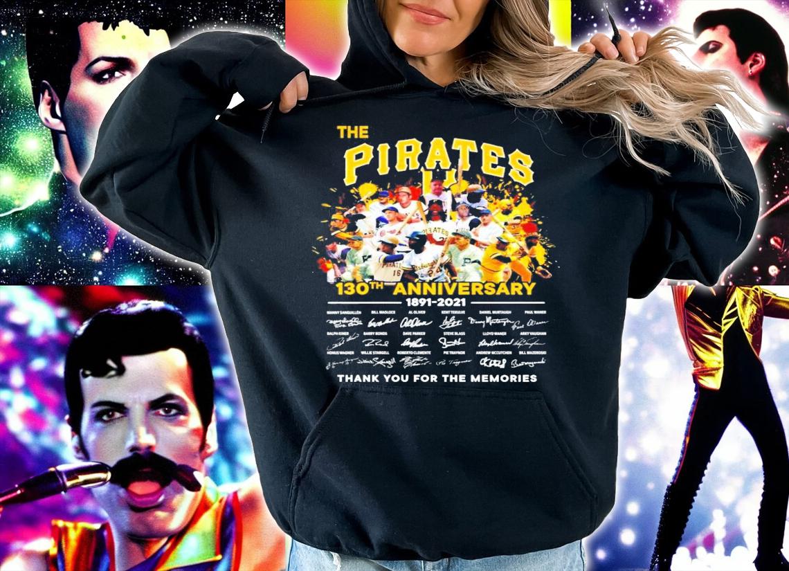 The Pirates 130th anniversary 1891-2021 signatures shirt hoodie