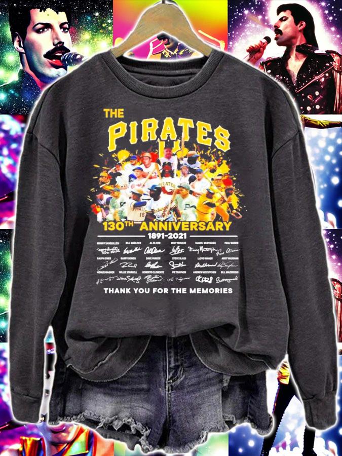 The Pirates 130th anniversary 1891-2021 signatures shirt sweatshirt