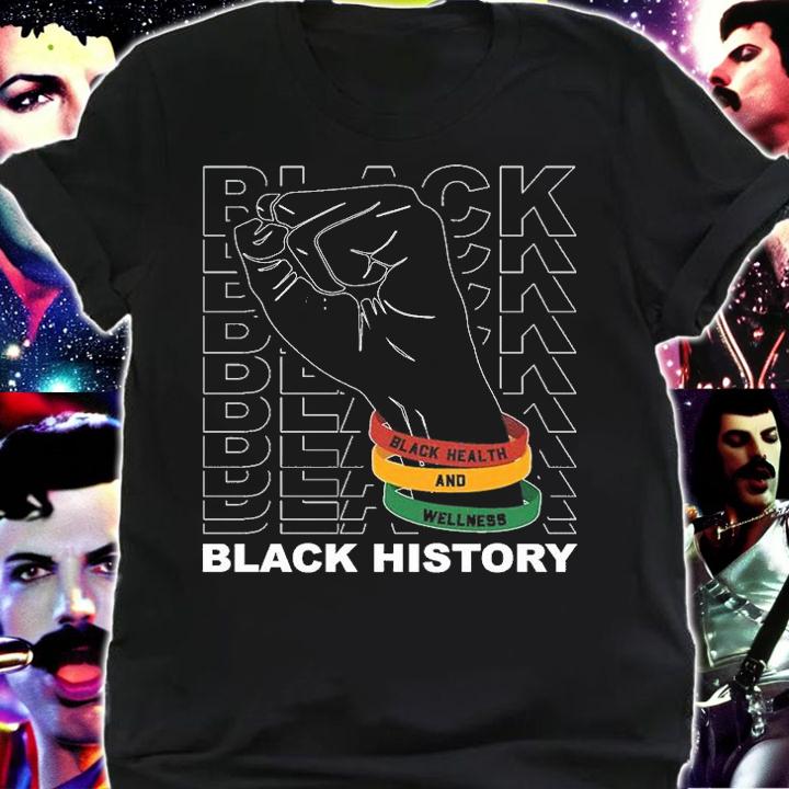 Celebrating Black History Month 2022 Black Health And Wellness T-Shirt
