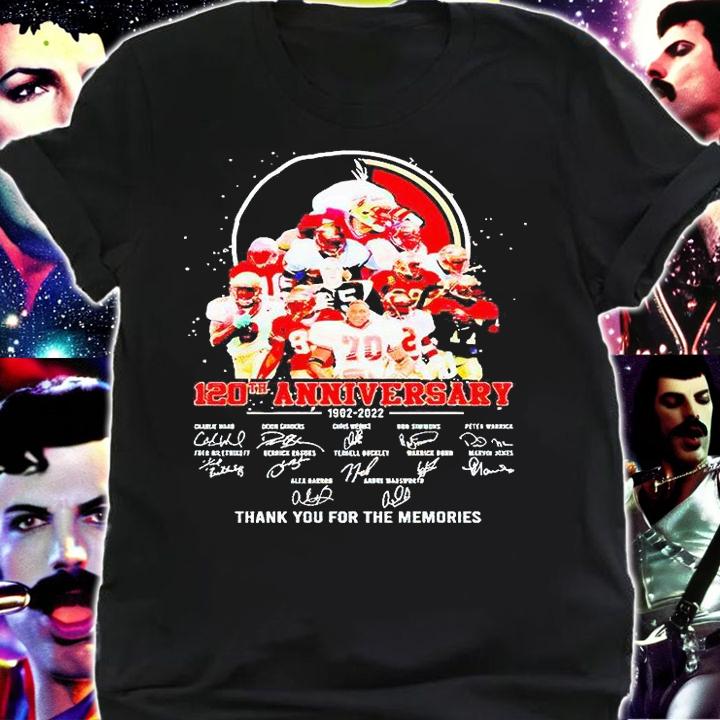 Florida State Seminoles 120th Anniversary 1902-2022 Thank You For The Memories signature T-shirt shirt