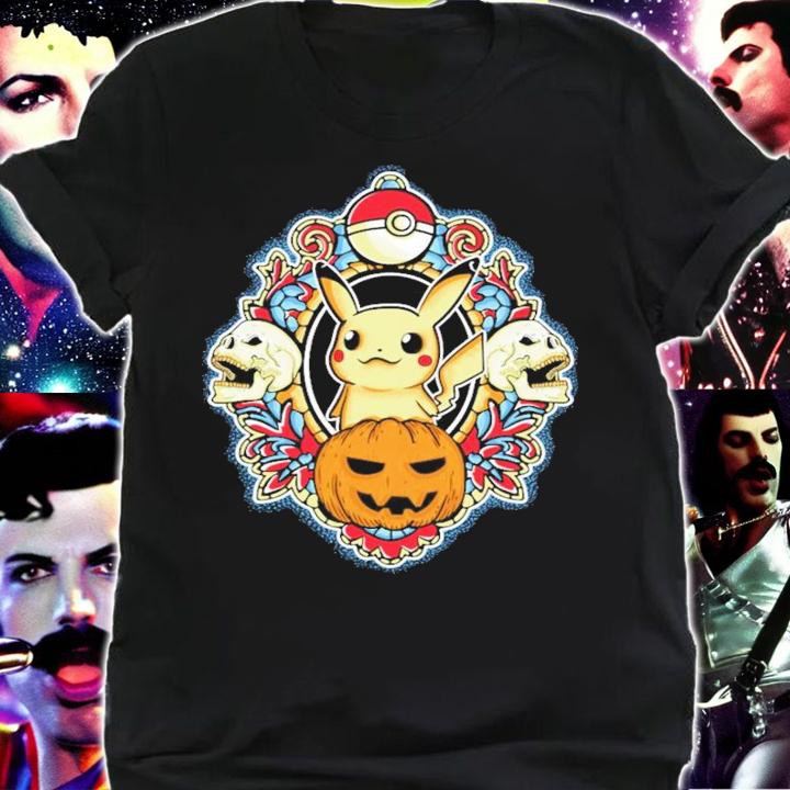 Halloween Pokemon Pikachu Pumpkin Ghost Shirt