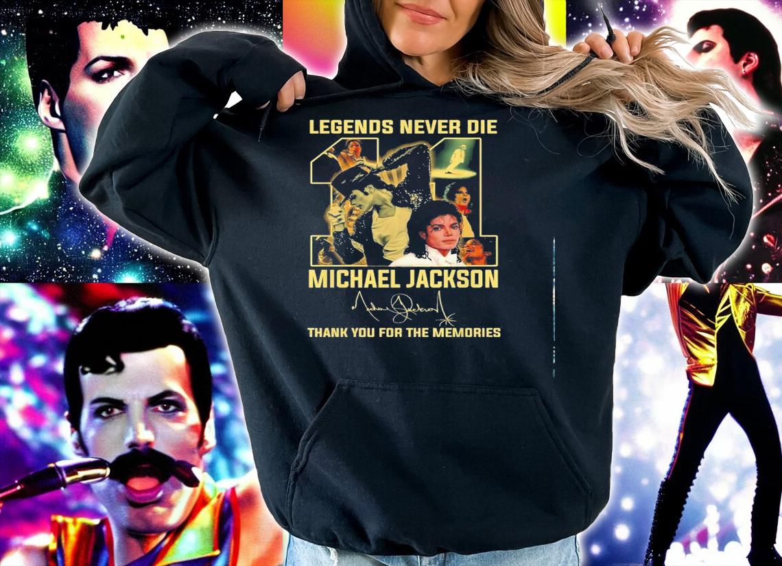 Legends Never Die 11 Michael Jackson Thank Memories Shirt.Jpg hoodie
