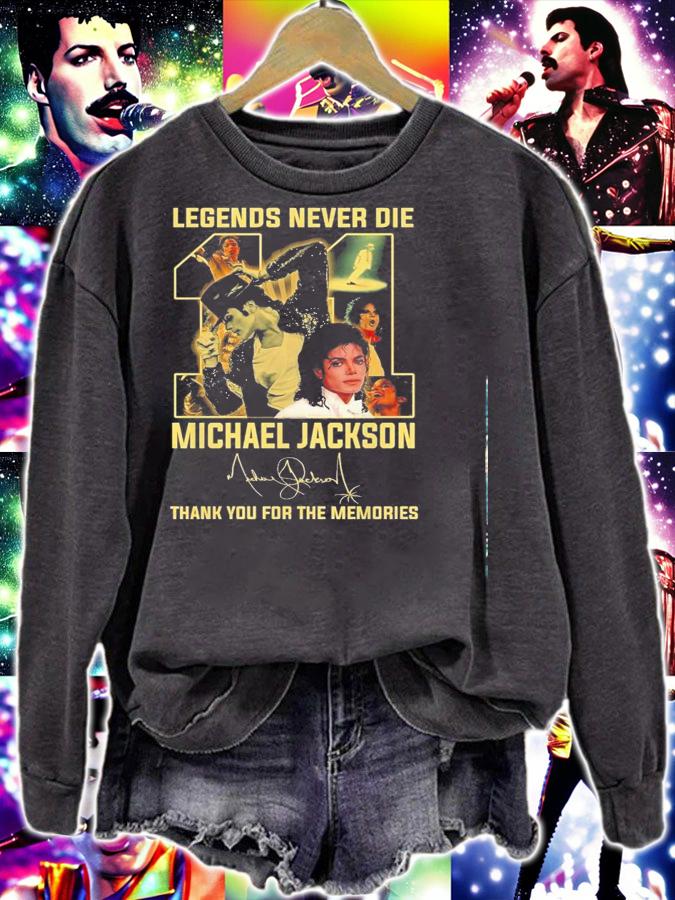 Legends Never Die 11 Michael Jackson Thank Memories Shirt.Jpg sweatshirt
