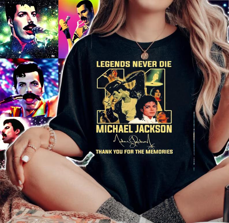Legends Never Die 11 Michael Jackson Thank Memories Shirt.Jpg woman shirt