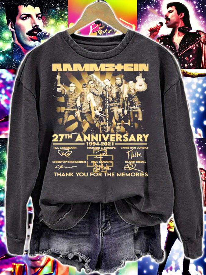 Rammstein 27th anniversary 1994-2021 signature shirt