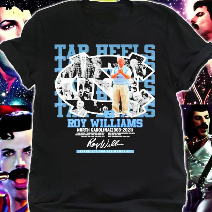 Tar Heels Roy Williams North Carolina 2003-2021 signature shirt shirt