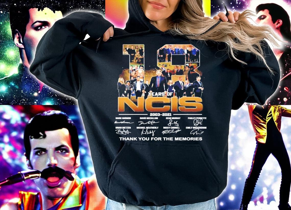 18 Years Of NCIS 2003-2021 Signatures shirt