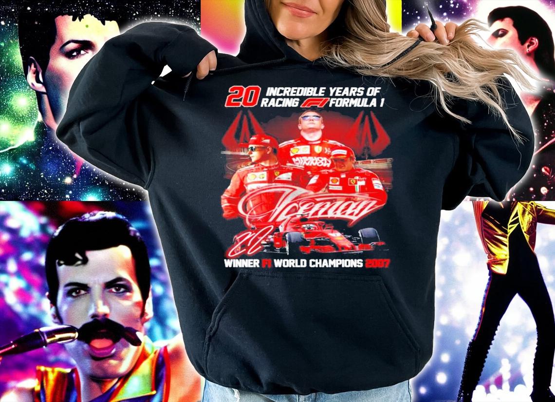 20 Incredible years of racing FIA formula 1 signature shirt
