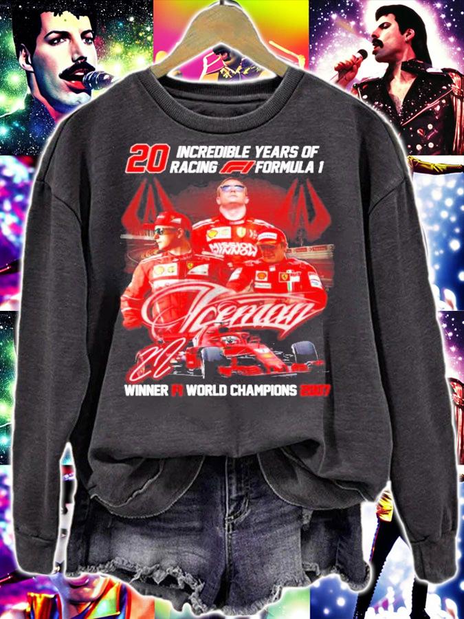 20 Incredible years of racing FIA formula 1 signature shirt