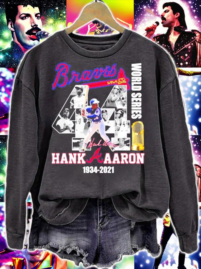 44 Braves World Series Hank Aaron 1934-2021 shirt sweatshirt