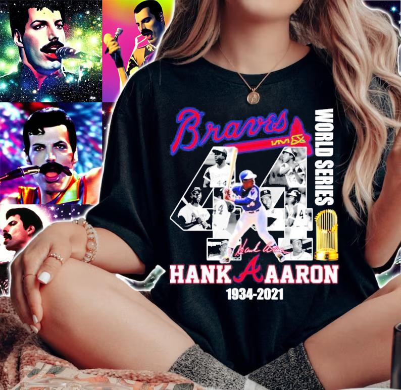 44 Braves World Series Hank Aaron 1934-2021 shirt woman shirt
