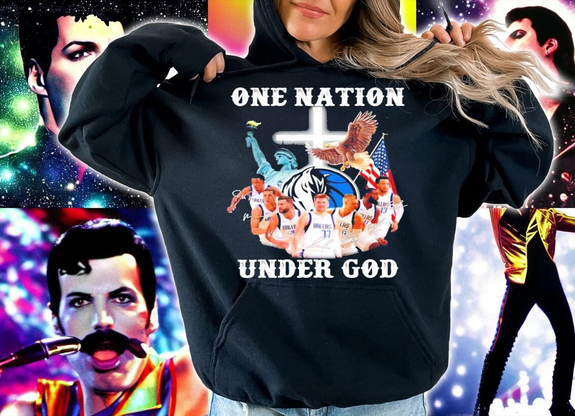 Dallas Mavericks one nation under god t-shirt