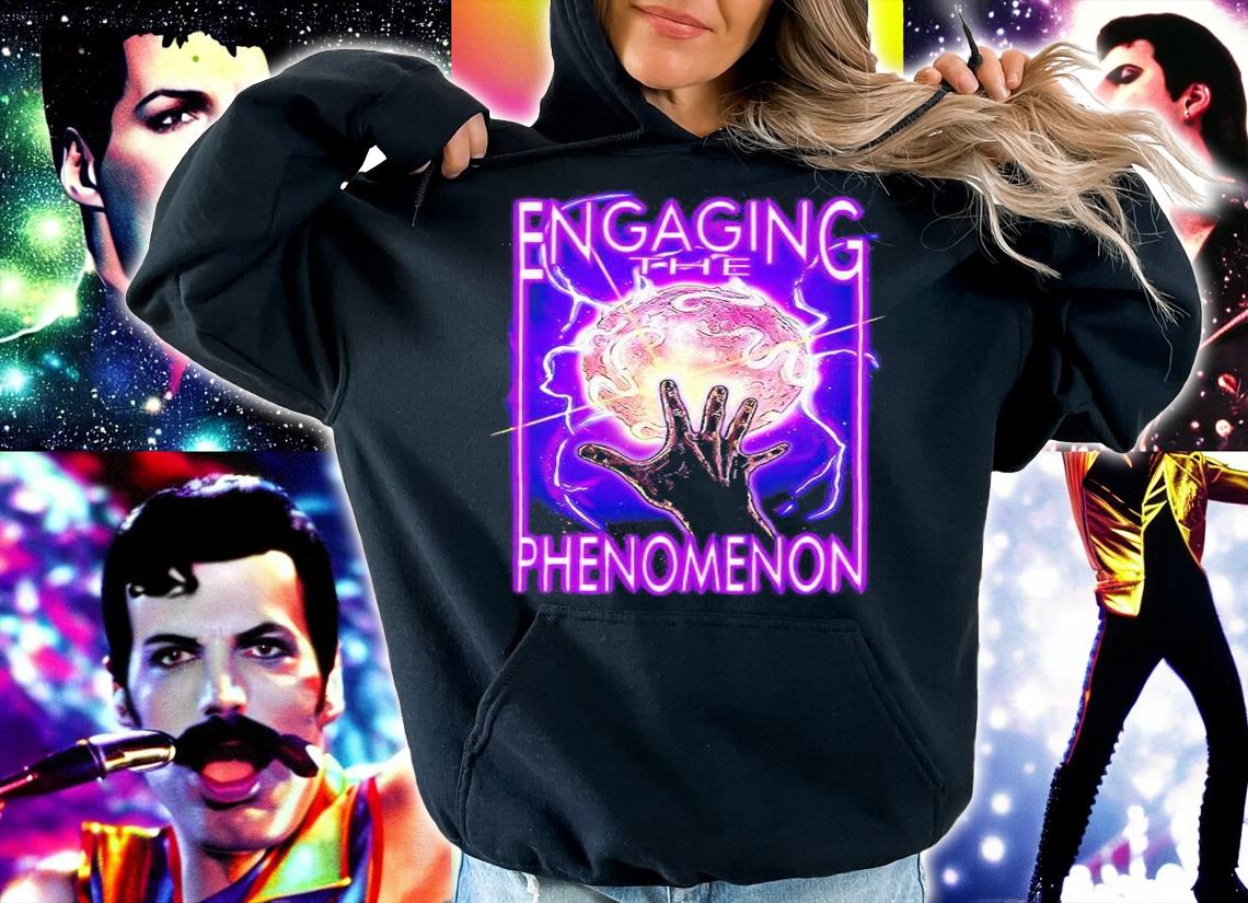 Engaging the phenomenon - Plasma purple shirt