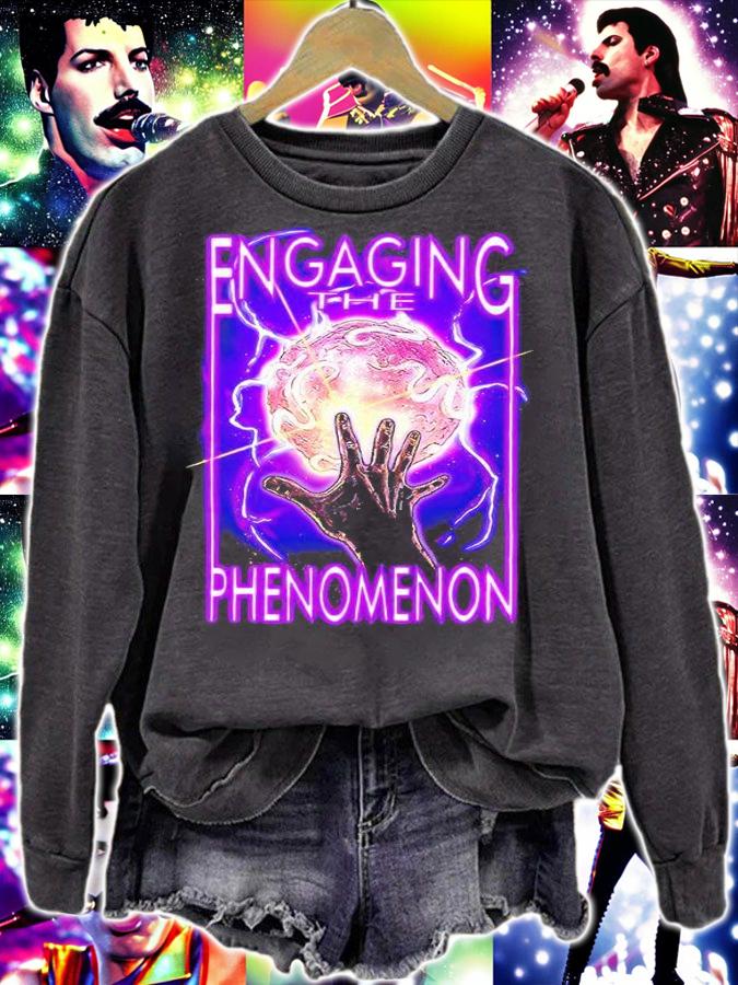Engaging the phenomenon - Plasma purple shirt