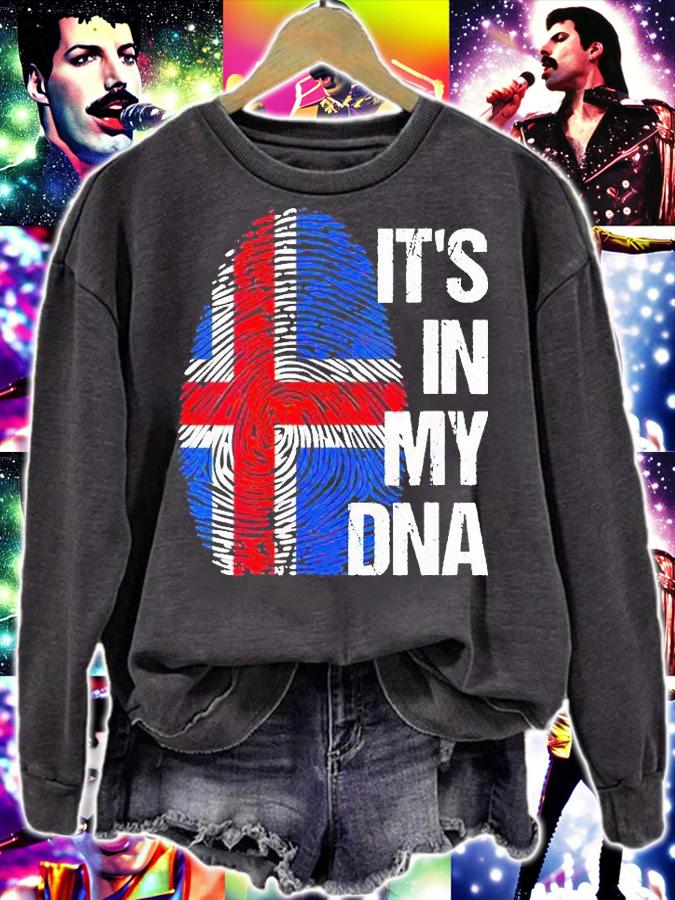It's in my DNA Iceland flag T-shirt