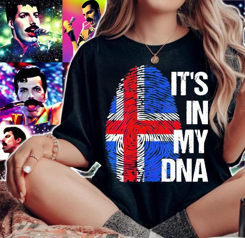 It's in my DNA Iceland flag T-shirt
