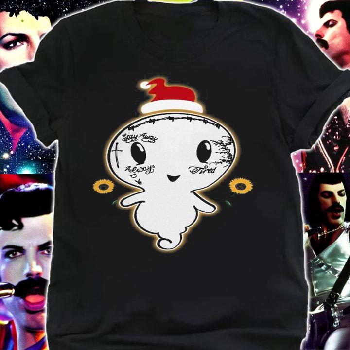 Post Malone Ghost Boo Sunflower Santa Christmas t-shirt shirt