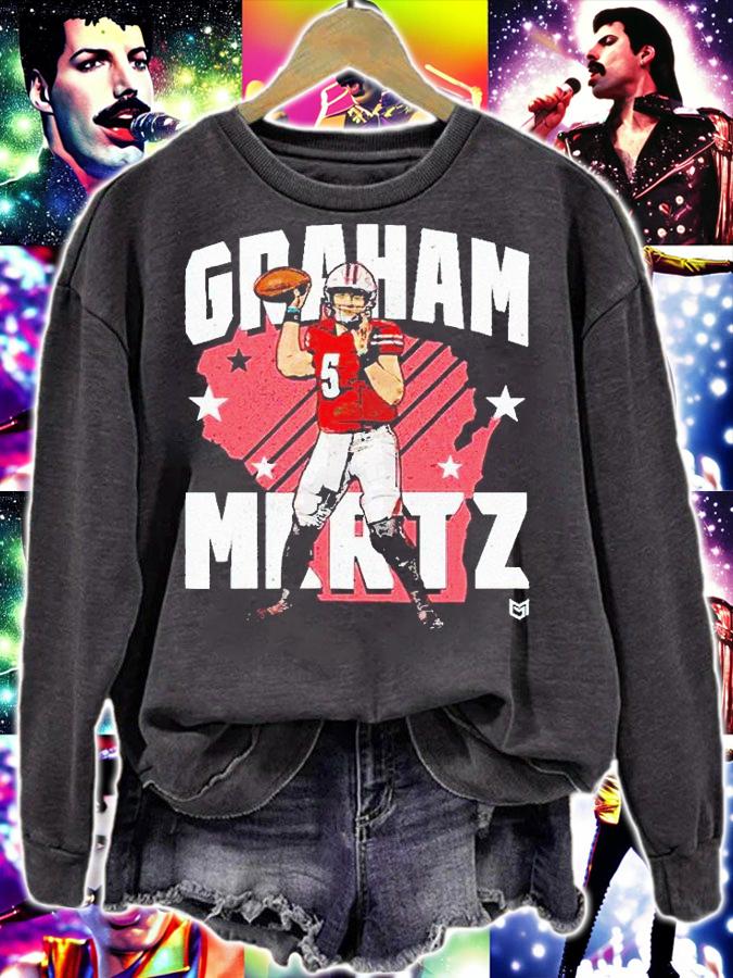 Wisconsin Badgers Graham Mertz 2021 T-shirt