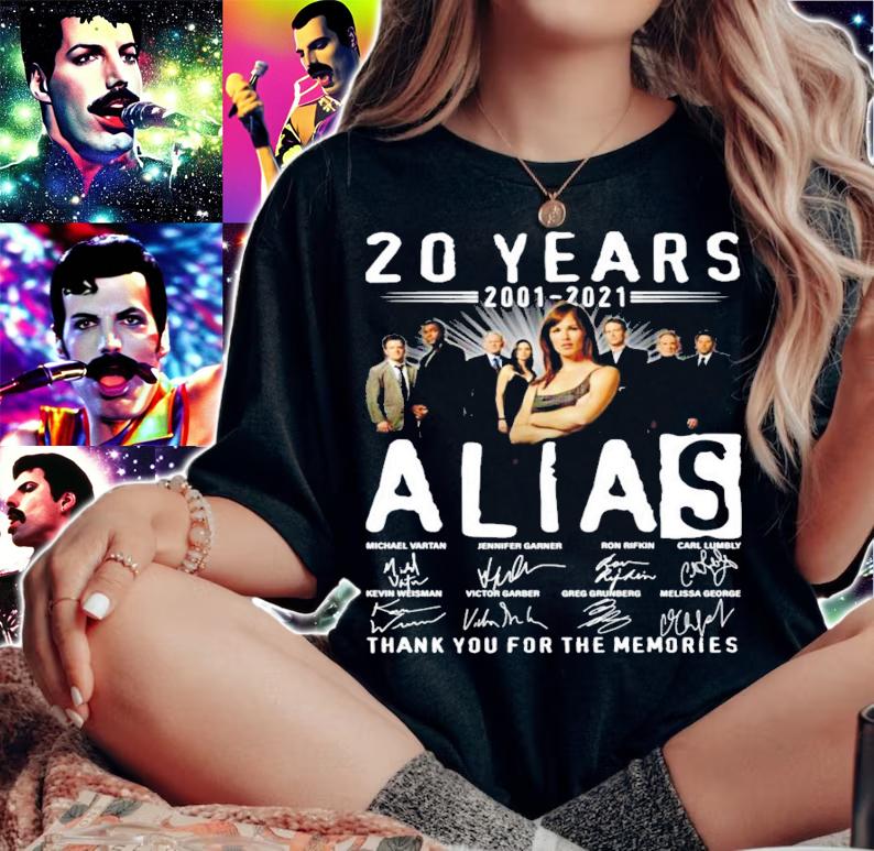 20 Years 2001-2021 Alias Signatures Thank You For The Memories Shirt woman shirt