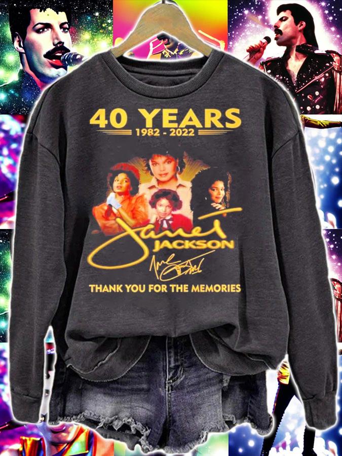 40 years 1982-2022 Janet Jackson signature shirt