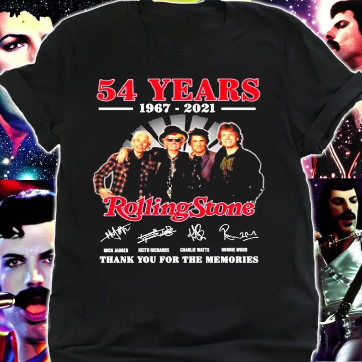 54 years 1967-2021 Rolling Stone thank you for the memories shirt shirt