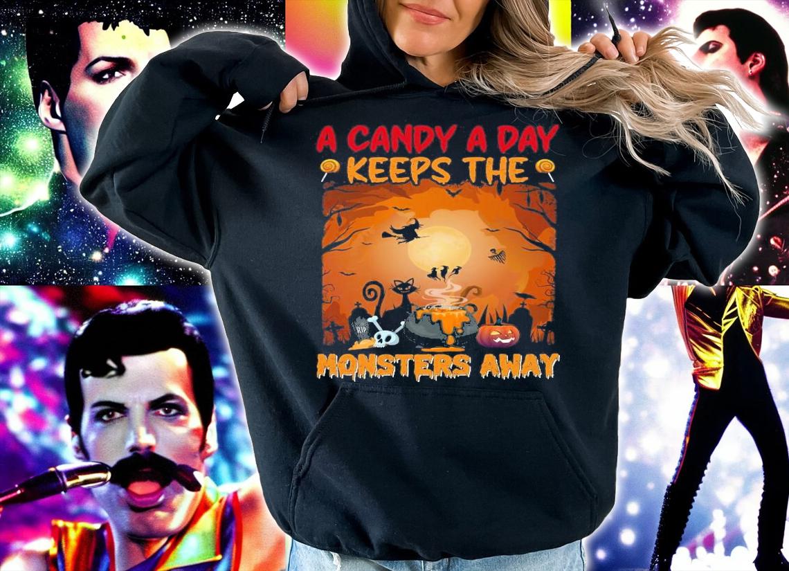 A candy a day keeps the monsters away shirt