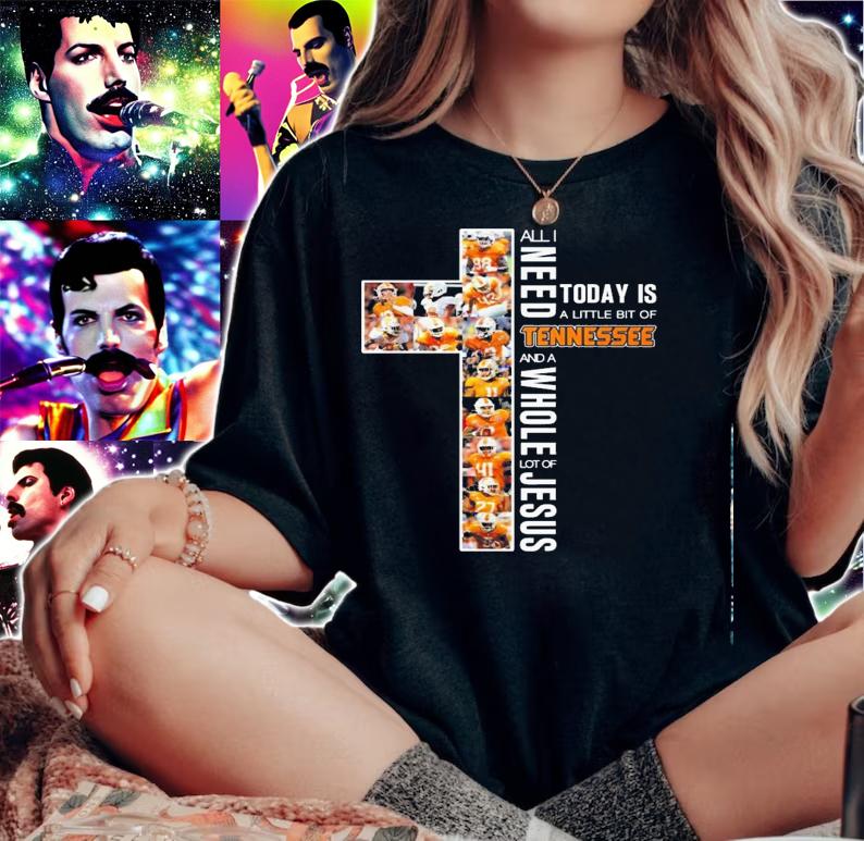 All I Need Today Is A Little Bit Of Tennessee And A Whole Lot Of Jesus Shirt.Jpg woman shirt