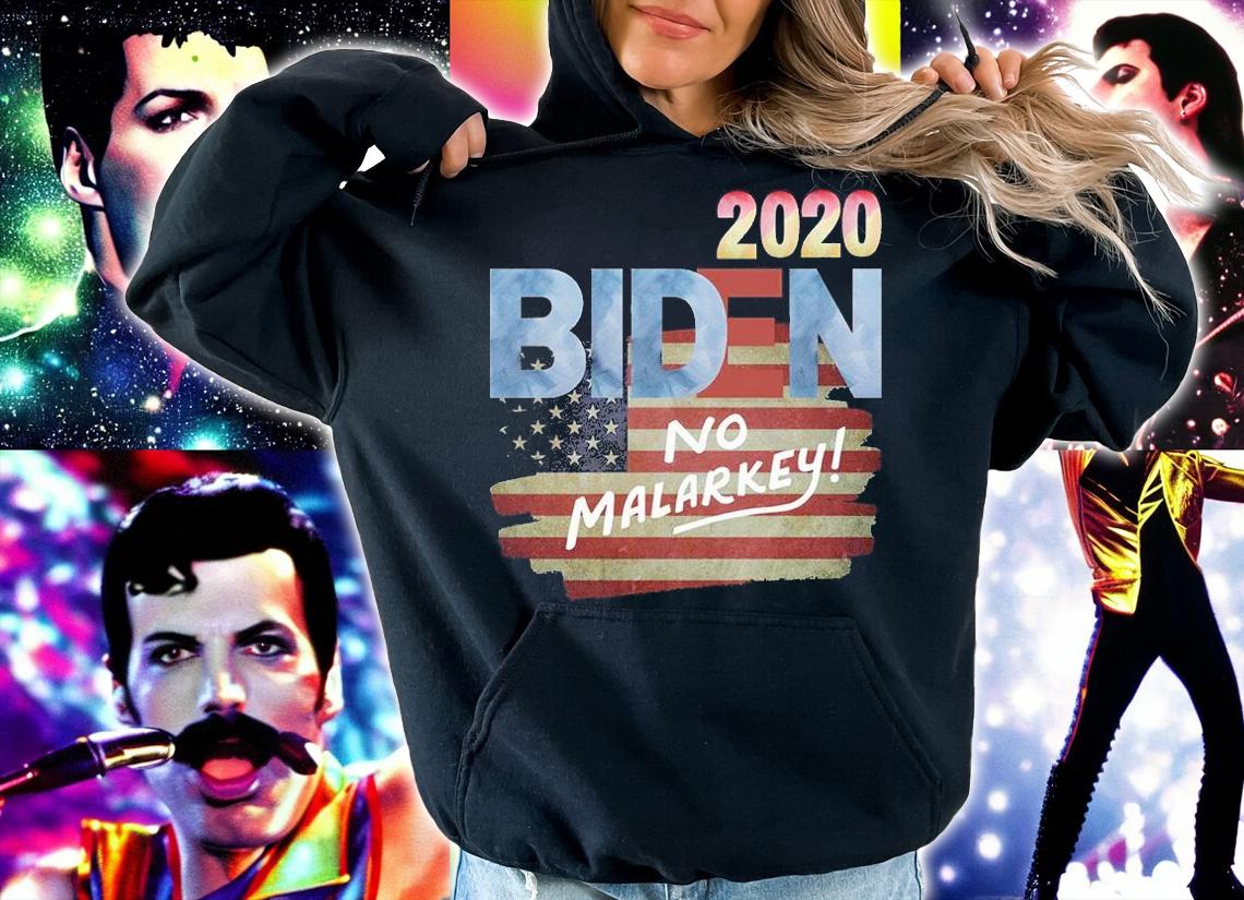 Biden 2020 No Malarkey USA Flag T-shirt hoodie