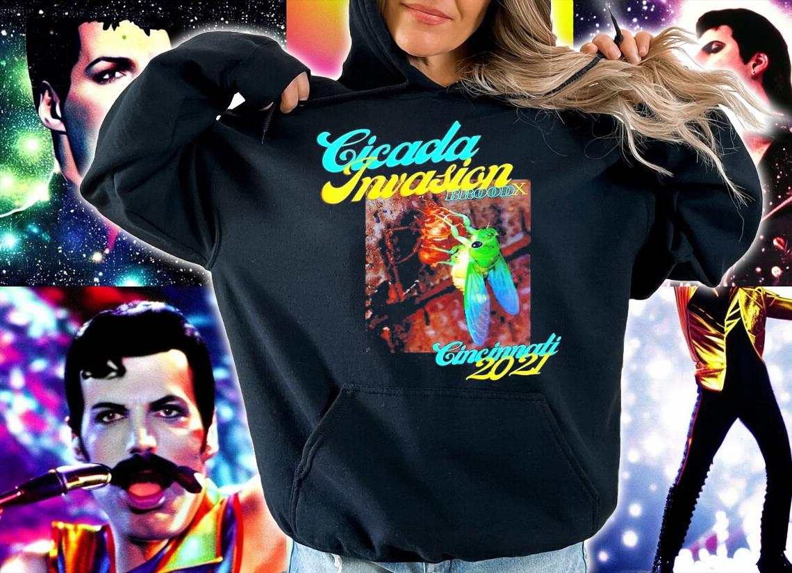 Cicada invasion cincinnati 2021 shirt hoodie