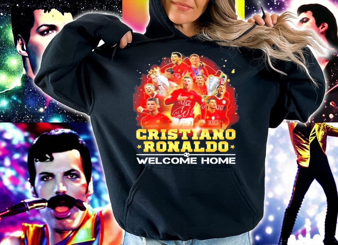 Cristiano Ronaldo Welcome Home Manchester United signature shirt