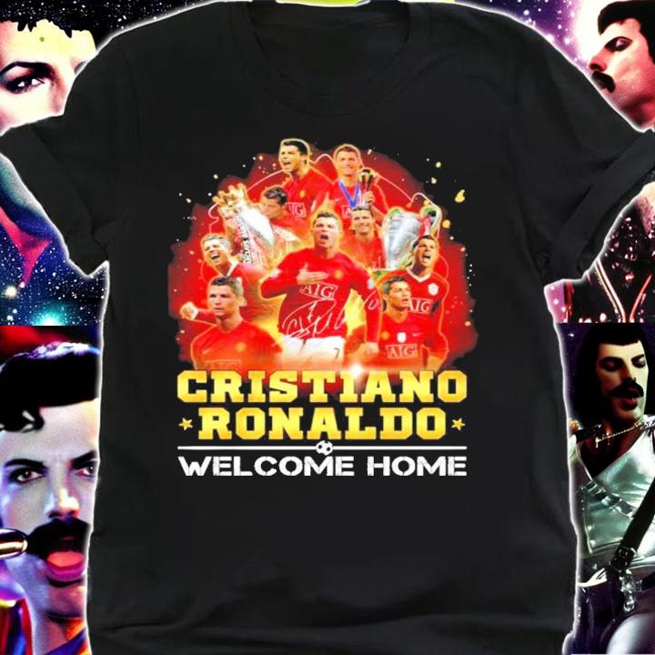 Cristiano Ronaldo Welcome Home Manchester United signature shirt