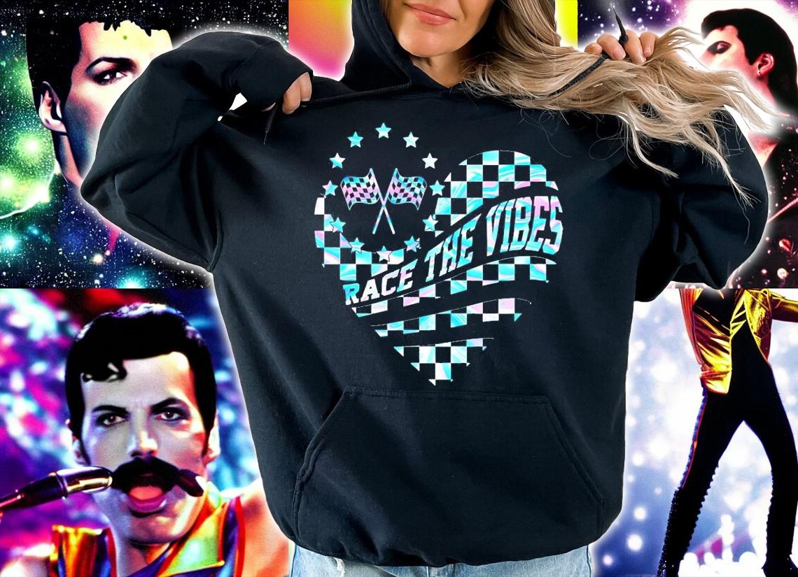 Heart race the vibes shirt hoodie