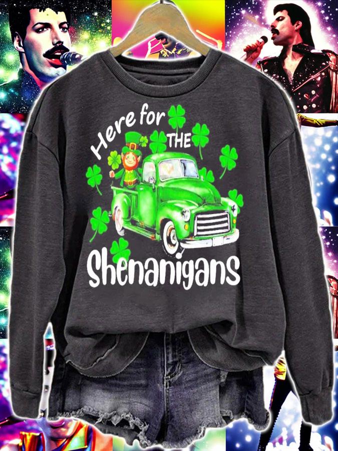 Here for the Shenanigans St.Patrick's day shirt