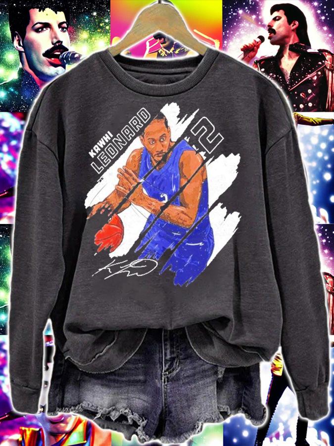 Kawhi Leonard Los Angeles Basketball signature t-shirt sweatshirt