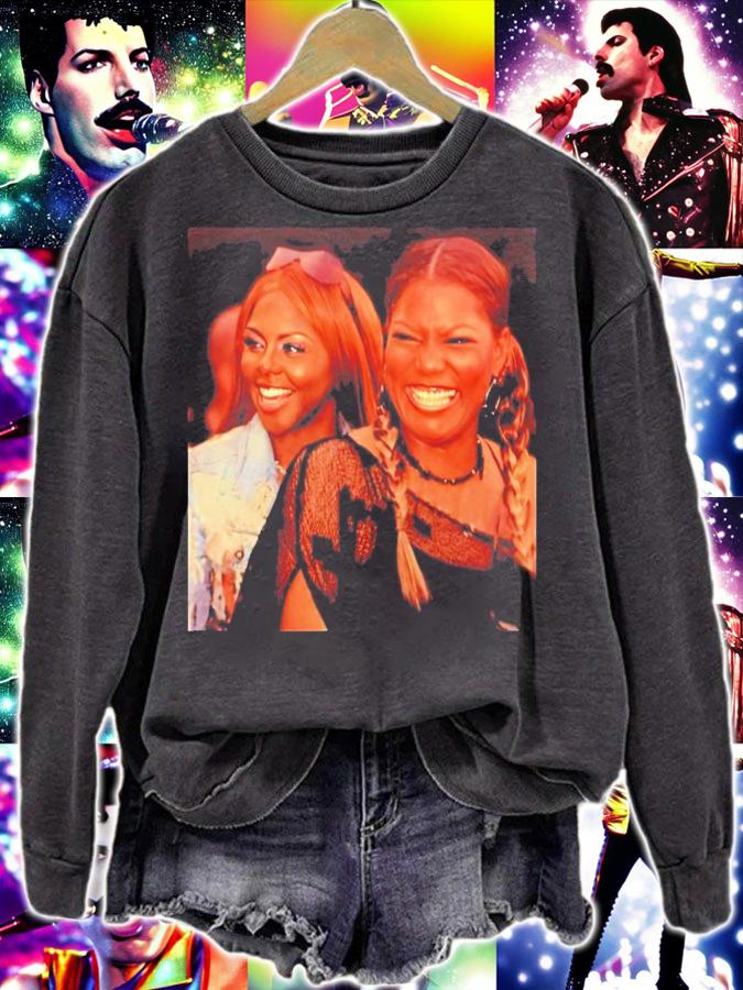 Lil Kim and Queen Latifah shirt sweatshirt